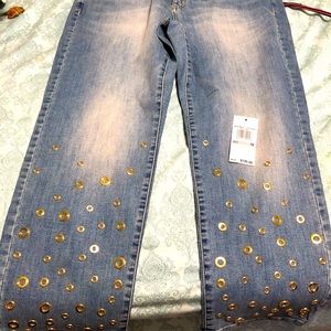 Michael Korrs studded jeans
